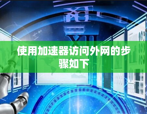 使用加速器访问外网的步骤如下 使用加速器访问外网的步骤如下